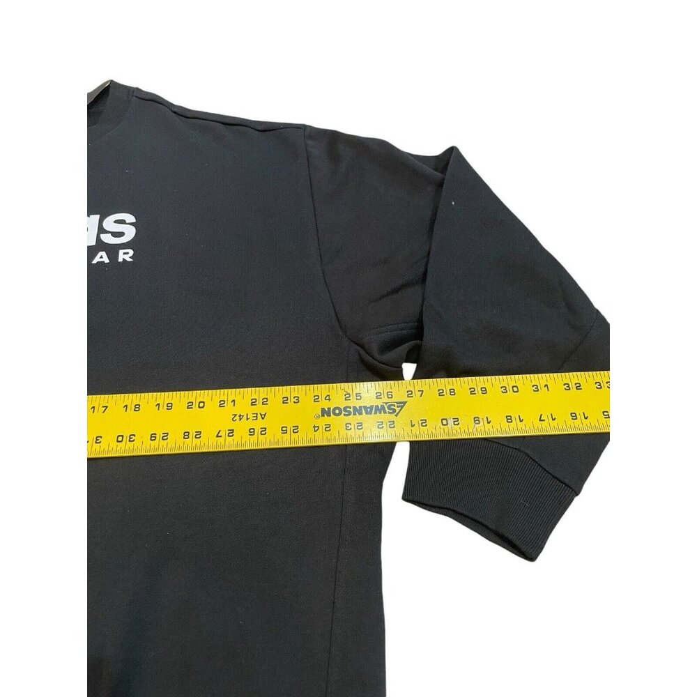 adidas Men's All SZN Sportswear Fleece Graphic Sweatshirt Black Size M NWT - Picture 6 of 7